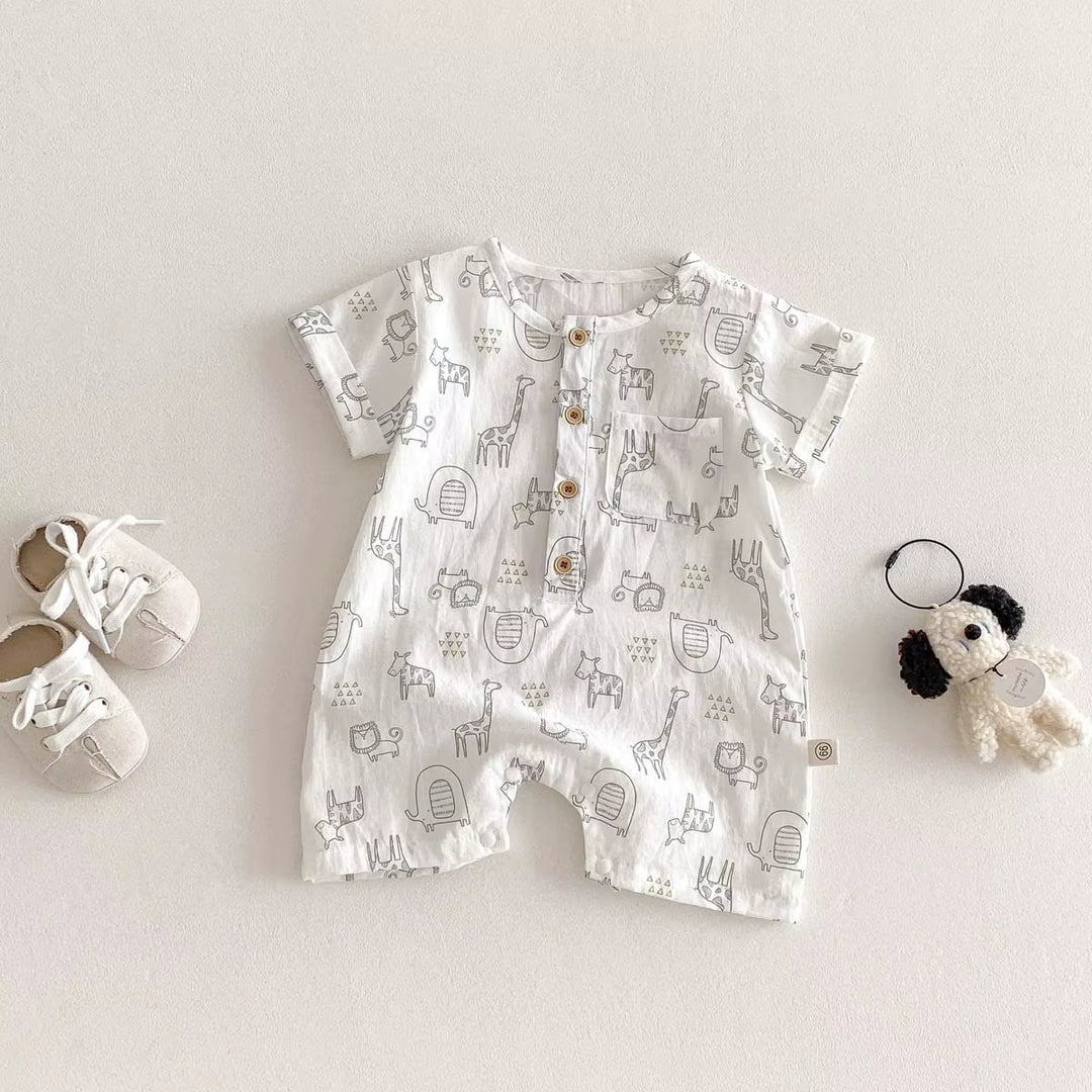 Playpatch – Cartoon Cotton Romper for Babies