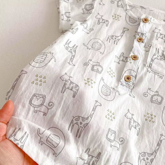 Playpatch – Cartoon Cotton Romper for Babies